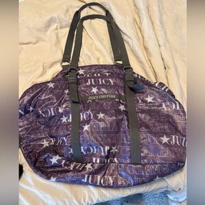 Purple Juicy Couture duffle bag